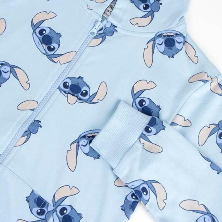 Produktbild Stitch Sweatshirt Mit Kapuze Für Mädchen Hellblau (140)