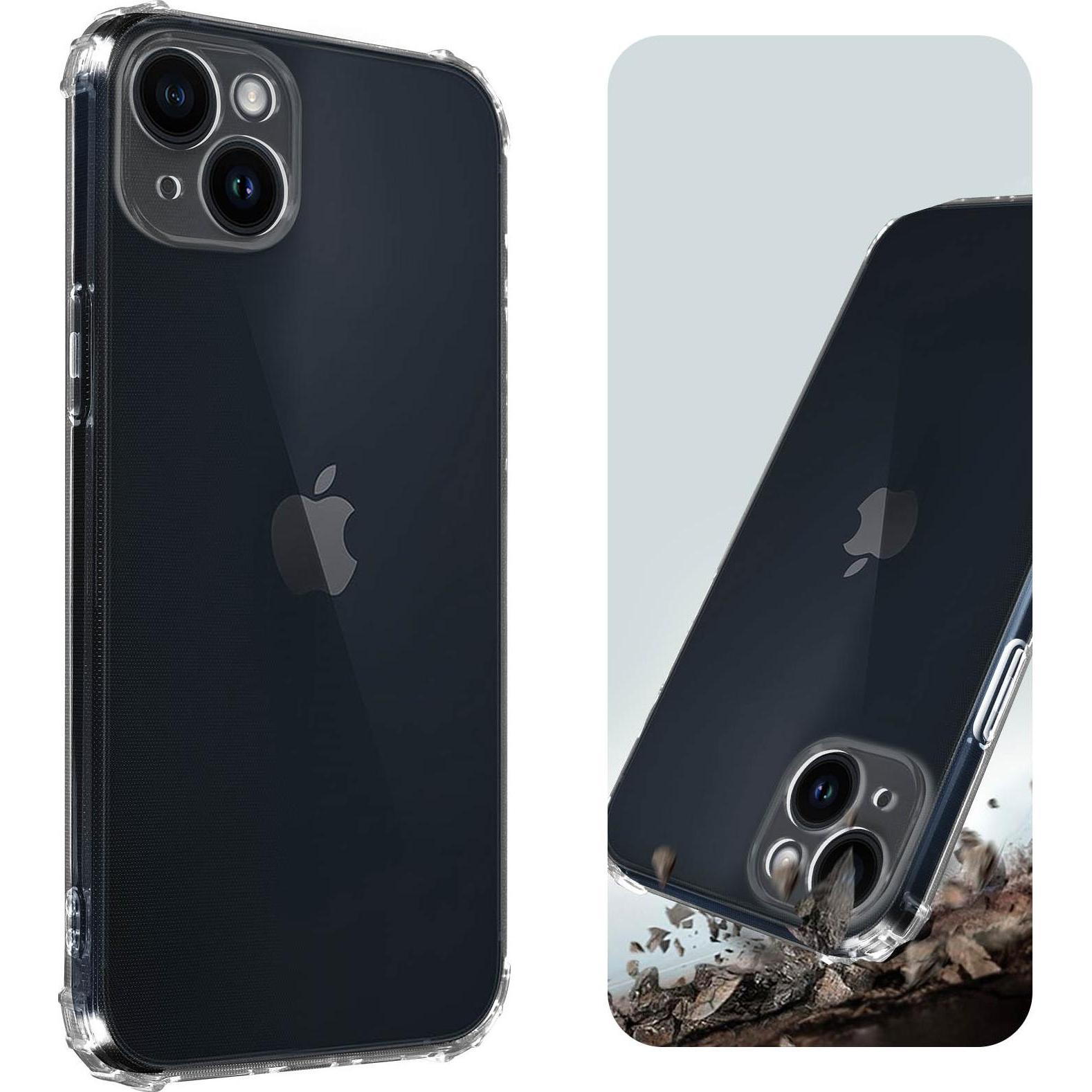 Avizar Schutzhülle mit verstärkten Ecken Series (Apple iPhone 14 Plus), Smartphone Hülle, Transparent