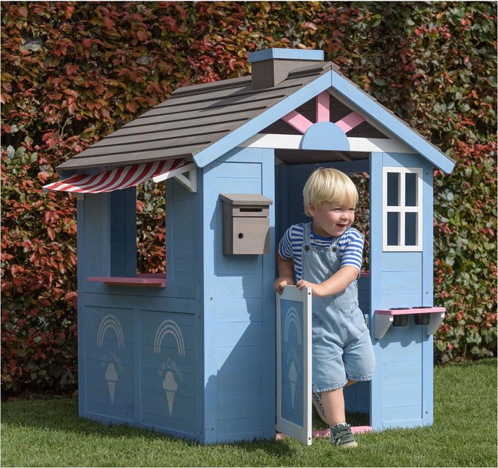 Actual product image SwingKing Icecream wooden playhouse
