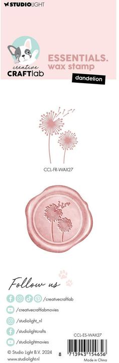 Immagine prodotto art by marlene Timbro a sigillo in cera "Dandelion" Essentials Tools