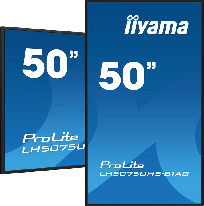 Image du produit iiyama 50" 3840x2160, UHD VA panel, Haze 25%, 5 (3840 x 2160 pixels, 49.50")