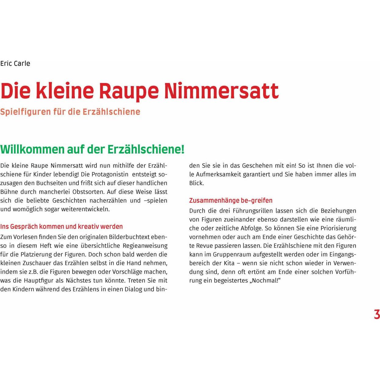 Thumbnail - Carle:Die kleine Raupe Nimmersatt, Schulbücher von Eric Carle