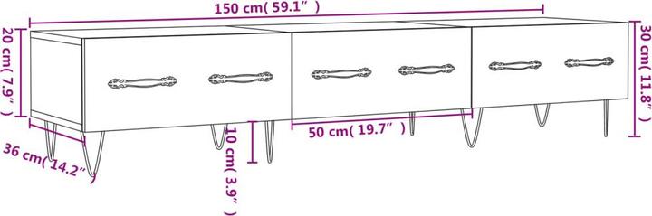 Image du produit VidaXL Kairo (150 x 36 x 30 cm)