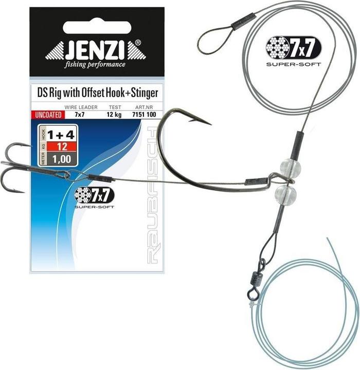Actual product image Jenzi Drop Shot Stinger Rig