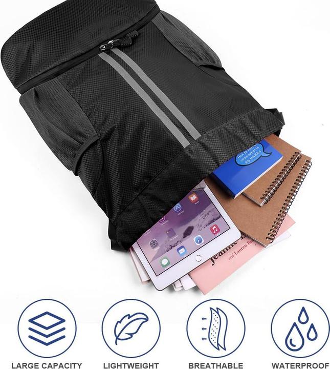 Produktbild Only-Bags.Store Mode Sport Rucksäcke, Turnbeutel, grosse Kapazität Kordelzug Sporttasche (20 l)