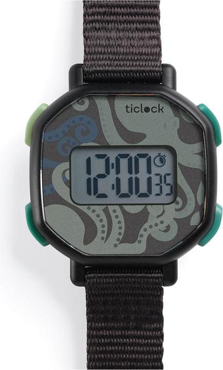 Produktbild Djeco Digitale Armbanduhr Black octopus (Digitaluhr)