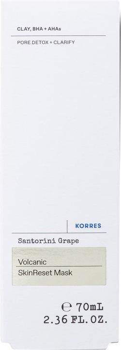 Actual product image Korres Santorini Grape Skin Reset Mask Cleansing And Smoothing Face Mask 70Ml (70 ml)