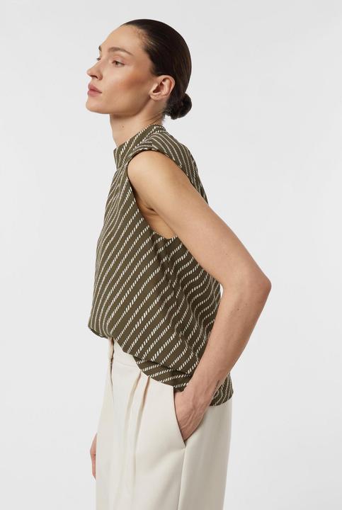 Immagine prodotto Comma Bluse Chiffonbluse mit subtiler Power Schulter im Allover Print (48)