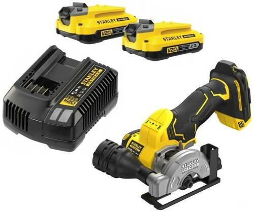 Produktbild Stanley bezszczotkowa multipilarka 76mm z aku 2x2ah