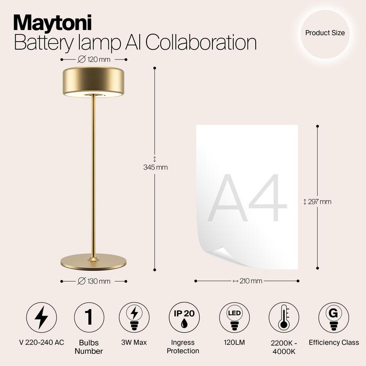 Image du produit Maytoni Collaboration AI (120 lm, E14)
