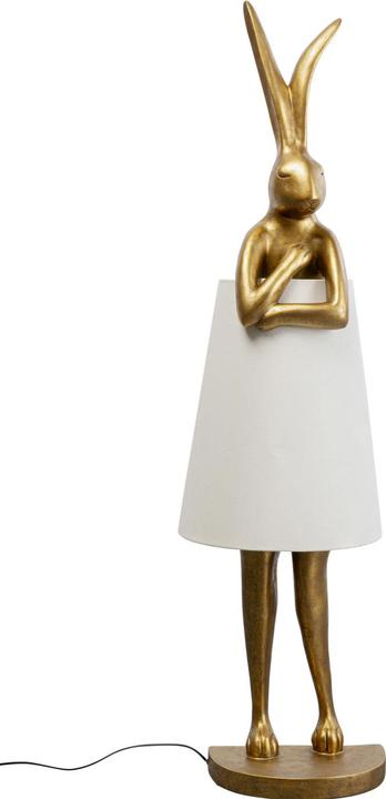 Immagine prodotto Kare Design Lampada da terra Animal Rabbit Oro/Bianco 150cm (E27)