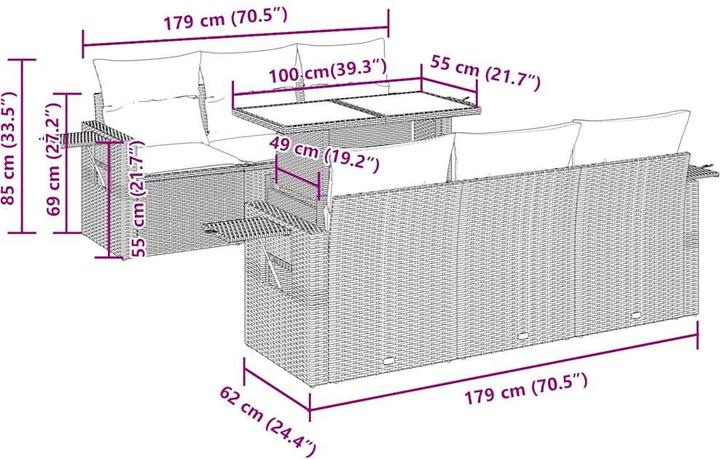 Produktbild vidaXL Madison