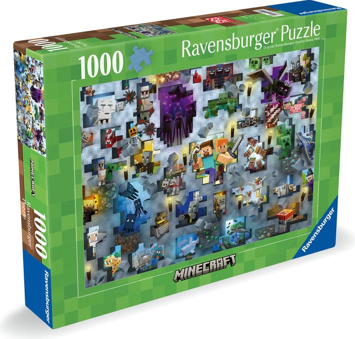 Produktbild Ravensburger Minecraft Mobs (1000 Teile)