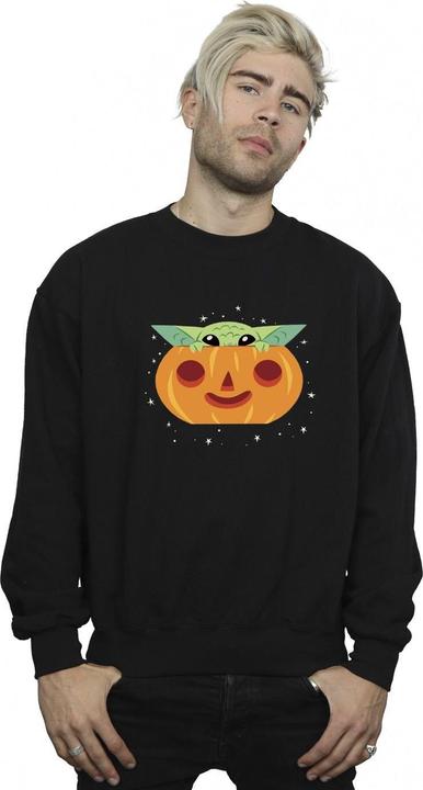 Actual product image Star Wars Mens The Mandalorian Grogu Pumpkin Sweatshirt (3XL)
