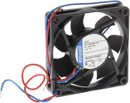 Actual product image Papst Miniature & slimline fan,70mm 12V 1.7W (70 mm)