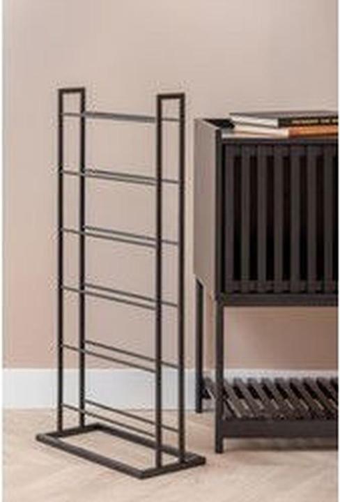 Immagine prodotto present time Weinregal Single Floor 84.5 x 20 cm, Schwarz (6 Fl.)