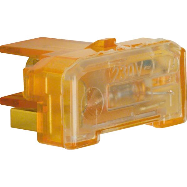 Berker, Sicherung, Glimmaggregat mit N-Klemme 167504 0,4mA 230V orange (0.00 A)