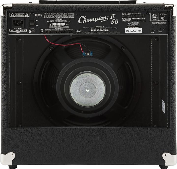 Productafbeelding Fender Champion II 50 combo versterker voor elektrische gitaar, 50 watt (Gitaar, 50 W)