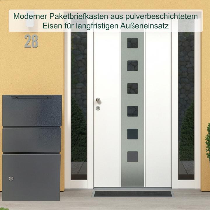 Actual product image Relaxdays parcel box