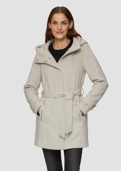 Immagine prodotto S.Oliver Outdoor-Mantel Kurzer Wollmantel mit Bindegürtel