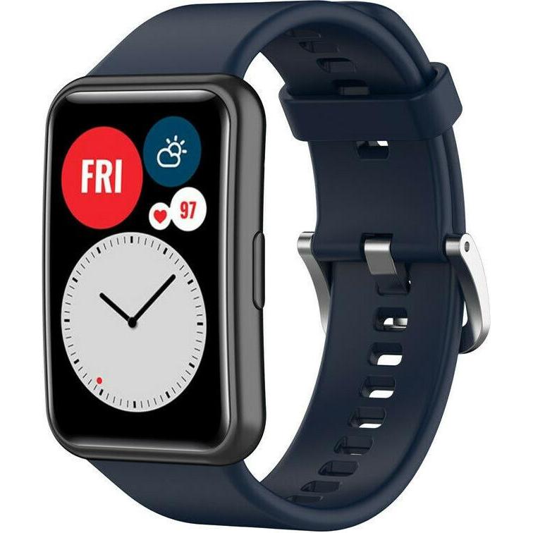 Thumbnail - Strap-it Silikonarmband (Silikon, Watch Fit), Uhrenarmband, Blau
