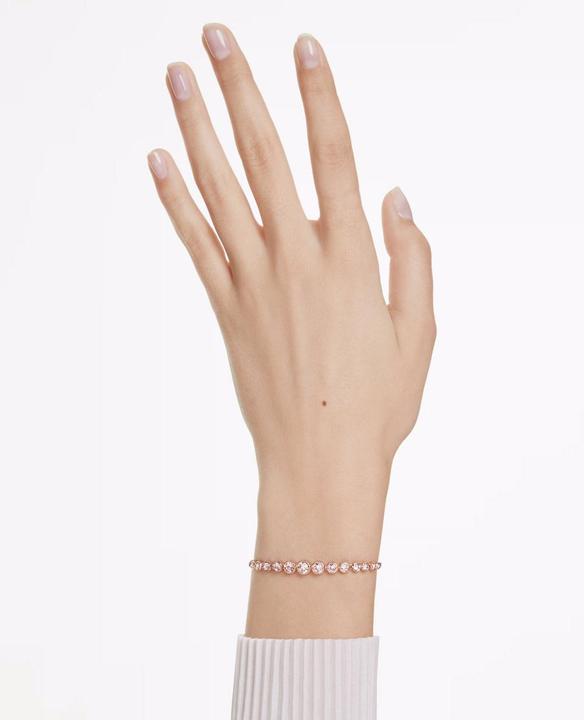 Image du produit Swarovski Imber Tennis Armband Gemischte Rundschliffe Rosa Roségold (24 cm, Métal Swarovski)