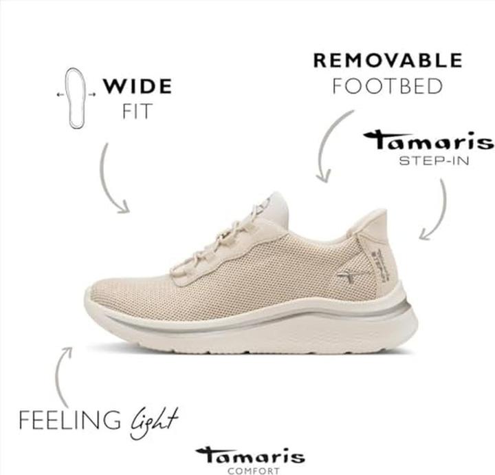 Immagine prodotto Tamaris Comode scarpe basse con soletta rimovibile e design versatile (37)