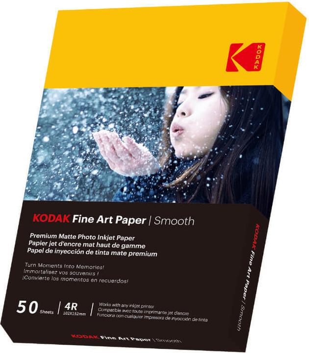 Immagine prodotto Kodak Carta Fine Art 230g Matte Coated Smooth 4/6x50 (230 g/m², 10 x 15 cm, 1 x)
