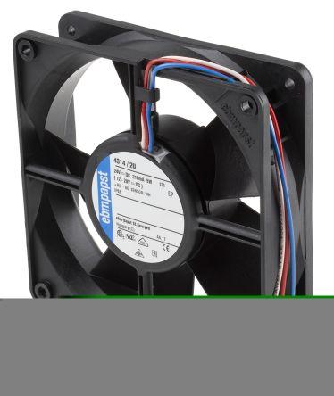 Produktbild Papst IP68 DC tacho fan, 119mm 170cu.m/h 24V (119 mm, 1 x)