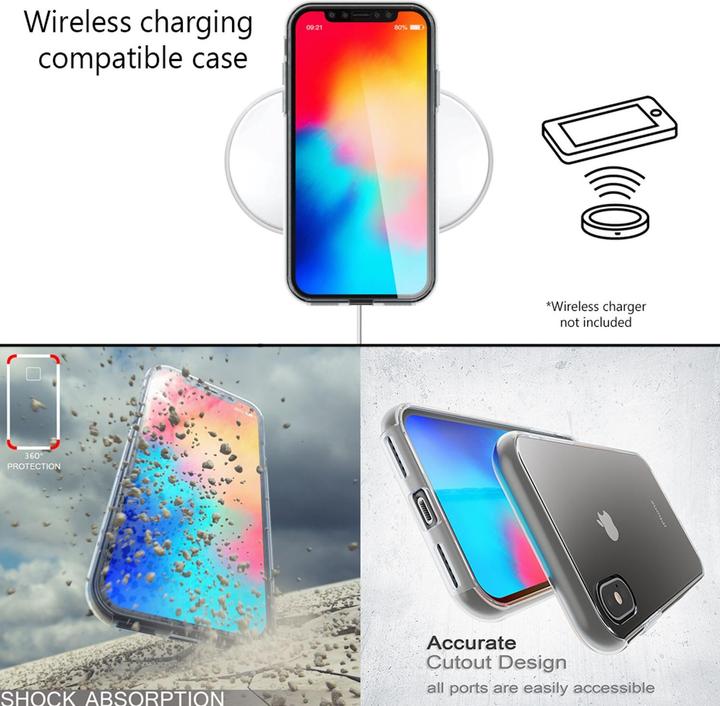 Actual product image Nalia 360 degree cell phone case (Apple iPhone XS Max)