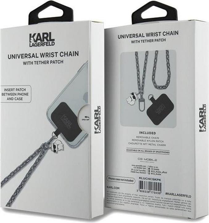 Image du produit Karl Lagerfeld KLUCHCSKPK Universal Universal Hand Strap Choupette srebrny/silver