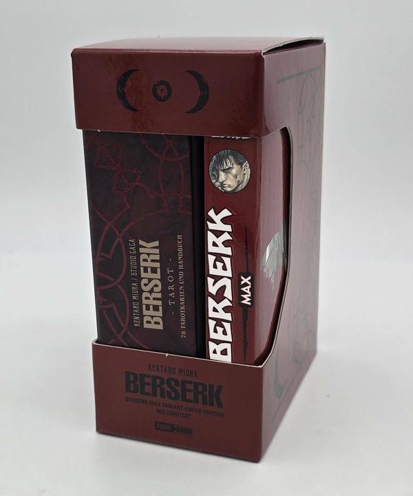 Actual product image Panini Berserk Max 21 - Tarot-Edition (German, Alice Mastroleo, Kentaro Miura, Kouji Mori, Studio Gaga, 2025)