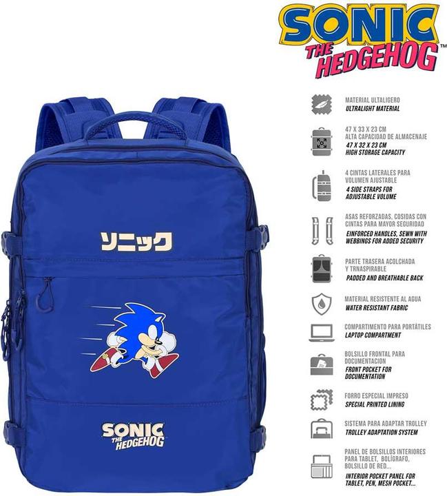 Actual product image Karactermania Large Mercury Travel Backpack 47x23x33cm Action