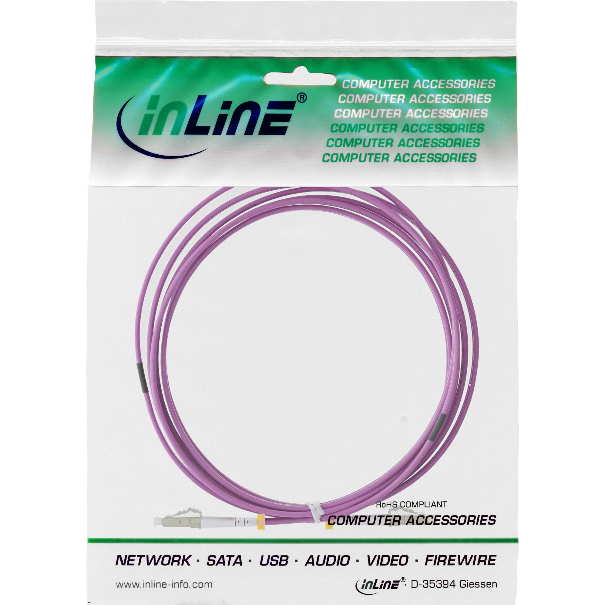 Thumbnail - InLine LWL Duplex Kabel (CAT6, 0.50 m), Netzwerkkabel