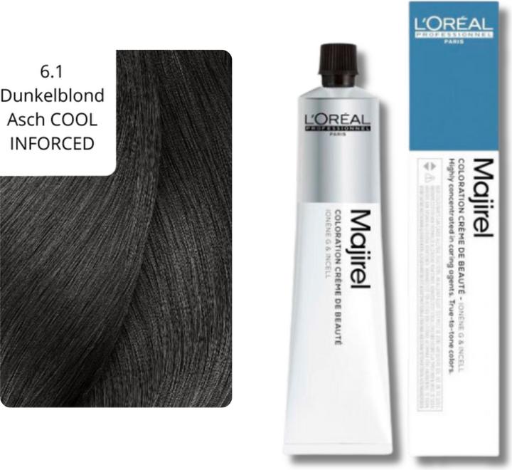 Produktbild L'Oréal Professionnel Majirel (6.1 Dunkelblond Asch COOL INFORCED)