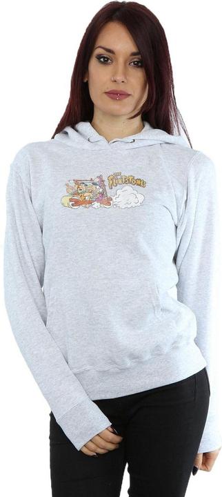 Immagine prodotto The Flintstones Family Car Distressed Felpa con Cappuccio Donna (XL)