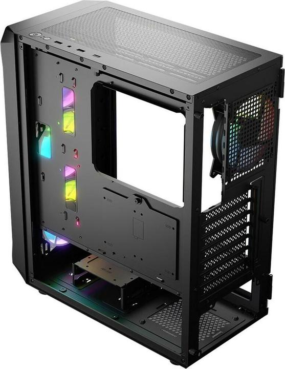 Actual product image Logic PORTOS ARGB MIDI USB 3.0 case black (ATX, mATX)