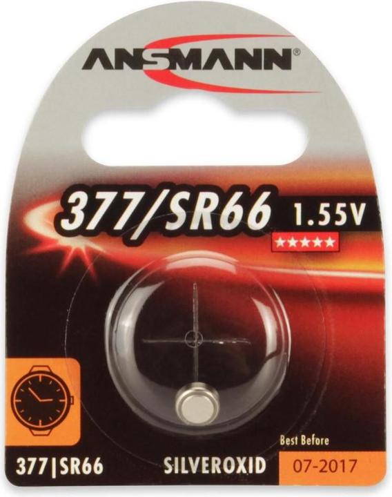 Produktbild Ansmann 377 Silveroxid SR66 (1 Stk., SR66, 19 mAh)