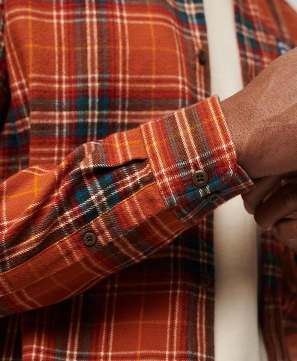 Immagine prodotto Superdry Camicia a quadri con maniche lunghe in cotone biologico (S)