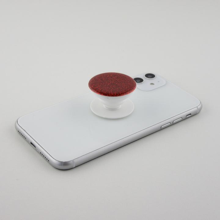 Produktbild PhoneLook Pop Socket 3D Glitzer Austauschbare Finger & Einhand Halterung für Smartphone / Tablets