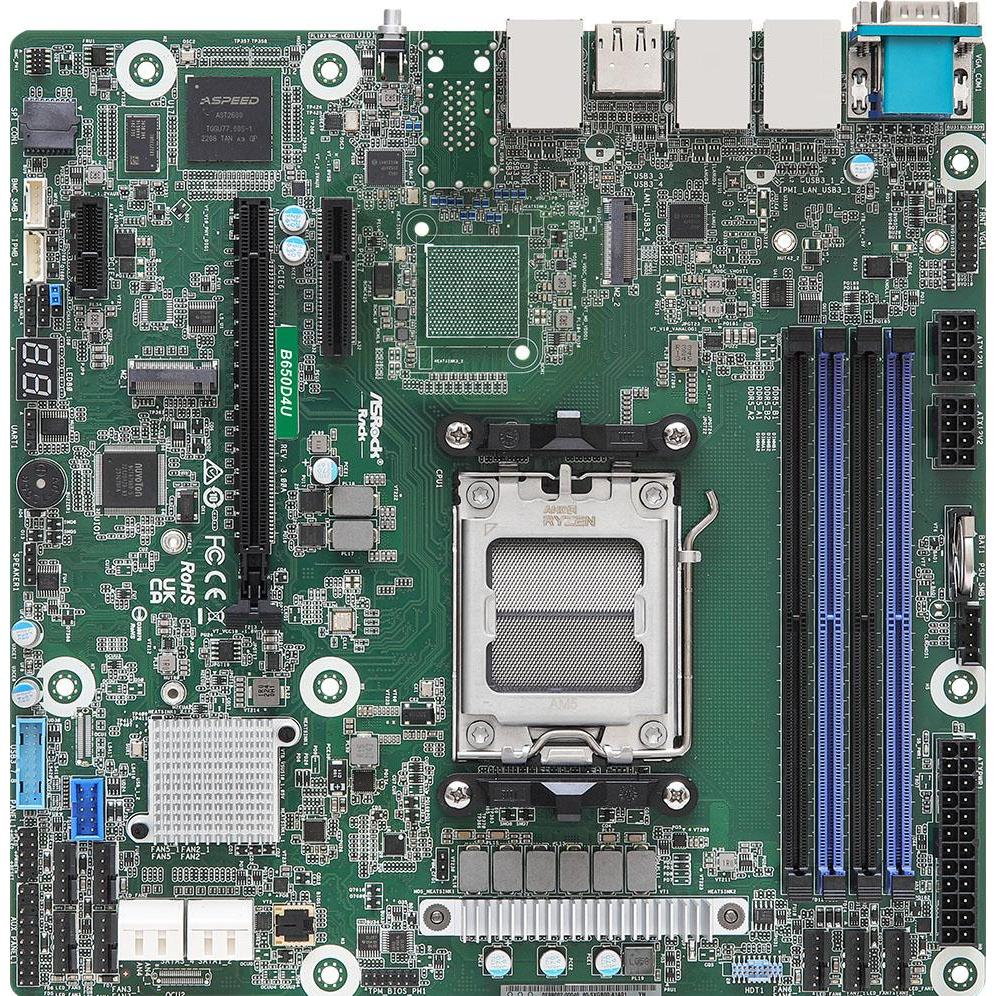 AsRock B650D4U (AM5, AMD B650, mATX), Mainboard