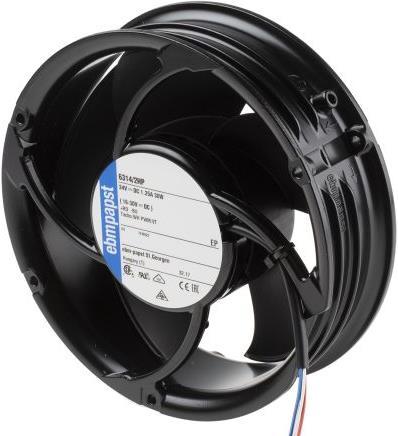 Actual product image Papst S-Force DC fan PWM, 172mm 545cu.m/h 24V (172 mm)