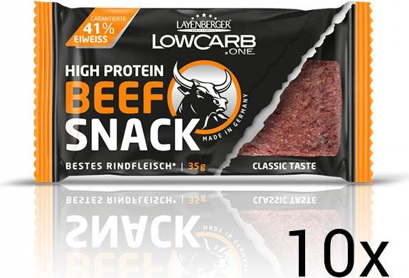 Produktbild Layenberger LowCarb.one High Protein Beef Snack (10 x 35g) (35 g)