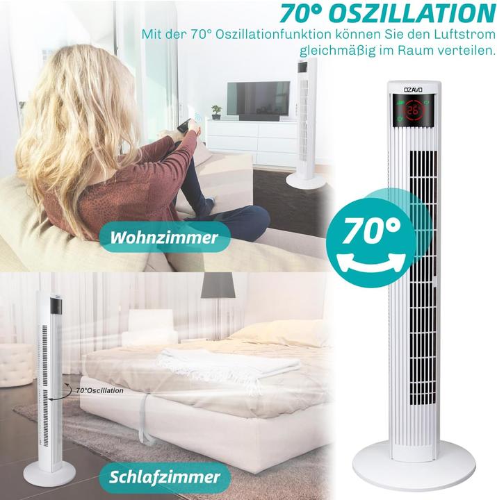 Image du produit Ozavo Ventilateur de tour (55 dB)