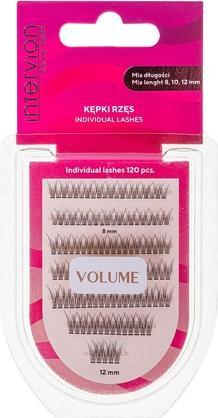 Actual product image Inter Vion Inter-Vion False Eyelashes In Tufts 8/10/12 120Pcs. (Artificial eyelashes)