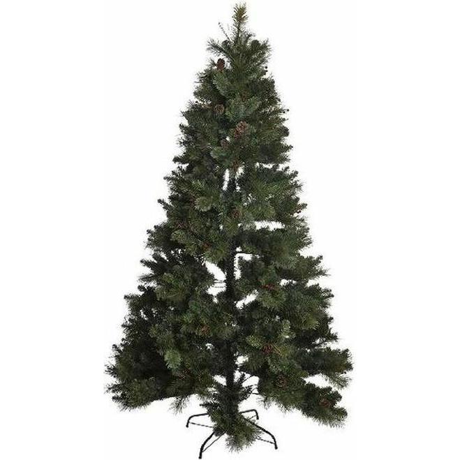 DKD Home Decor, Weihnachtsbaum, Weihnachtsbaum grün PVC Kunststoff 100 x 100 x 150 cm (150 cm)