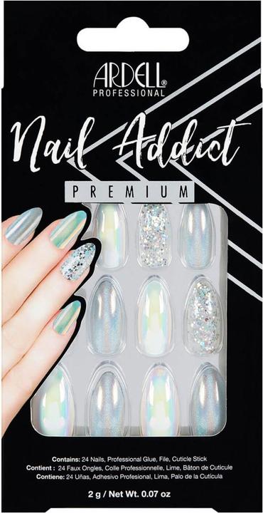 Produktbild Ardell Nail Addict - Nail Addict Holographic Glitter (Nagelutensil, Blau, Metallic, Silber)