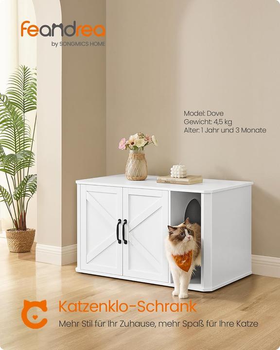Immagine prodotto Feandrea Katzenhaus als Sideboard mit Doppeltür (Gatto)