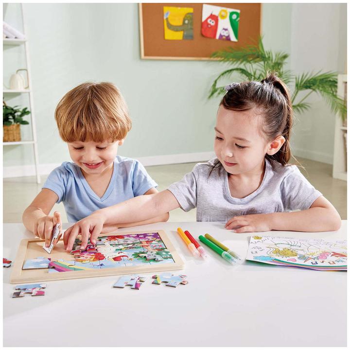 Immagine prodotto Hape Puzzle Unicorno + Amici (24 pezzi)