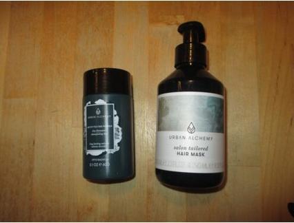 Immagine prodotto Urban Alchemy Maschera per capelli su misura 210ml e Shampoo secco in polvere Arctic Volume (210 ml)